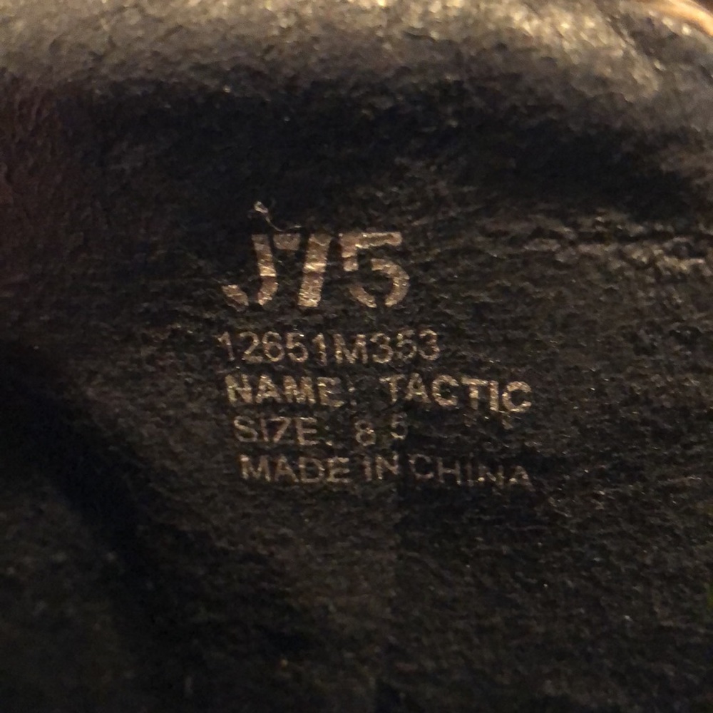 NWOT J75 by JUMP tactic tall tie up boots! - Picture 14 of 16